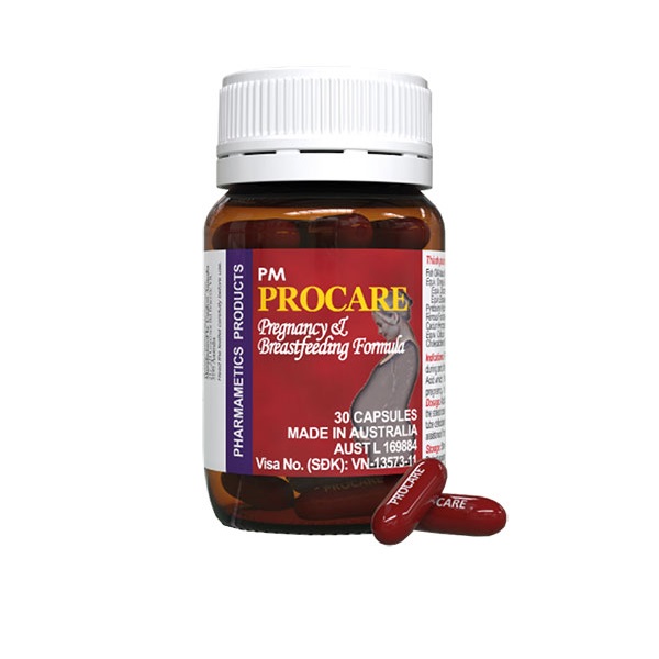 PM Procare - bổ sung vitamin, khoáng chất cho phụ nữ mang thai