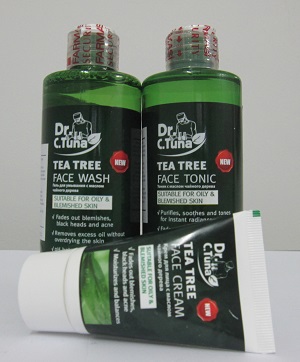 Bộ sản phẩm hỗ trợ trị mụn Dr. C.Tuna dành cho da khô
