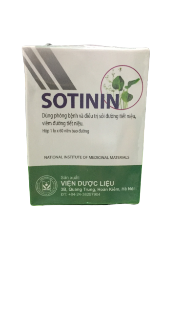Sotinin - Điều trị sỏi đường tiết niệu