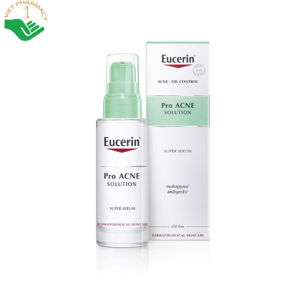 Serum giảm nhờn và mụn Eucerin Acne Oil Control Pro Acne Solution Super Serum