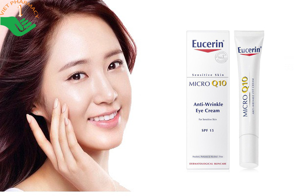 kem dưỡng da vùng mắt Eucerin Micro Q10 Anti-Wrinkle Eye Cream SPF15