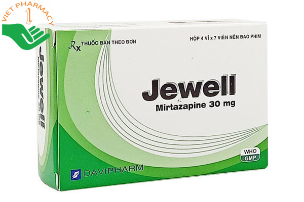 Thuốc Jewell 30mg giúp điều trị trầm cảm hiệu quả.
