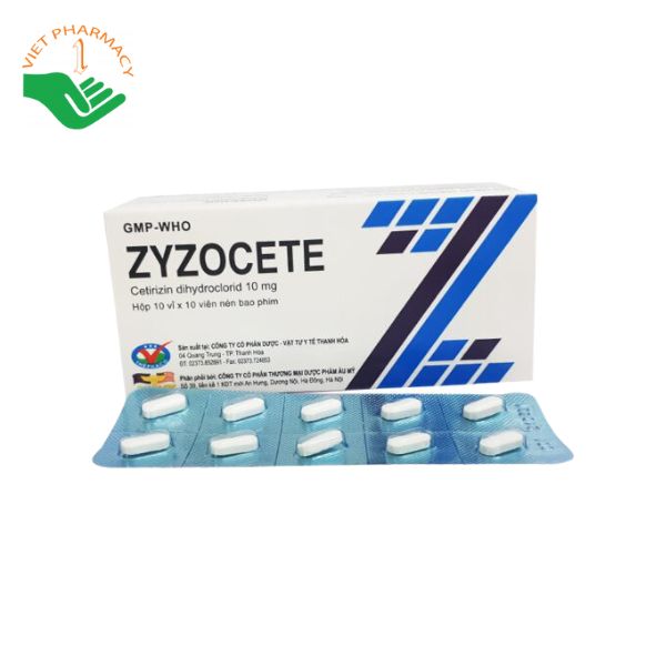 Zyzocete- Thuốc điều trị dị ứng