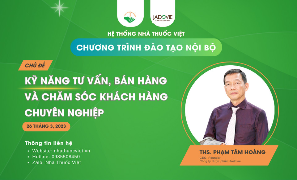 Chương trình đào tạo nội bộ về các kỹ năng của Nhà thuốc Việt