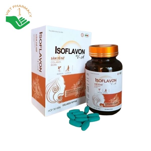 Viên uống tăng cường nội tiết tố nữ Isoflavon V-A 