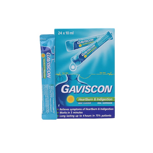 Thuốc trị trào ngược dạ dày Gaviscon 10ml