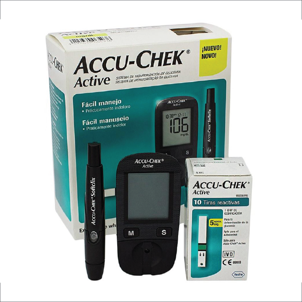 Máy đo đường huyết Roche Accu-chek Active (Hộp 1 bộ)