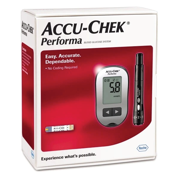 máy đo đường huyết accu chek performa 2