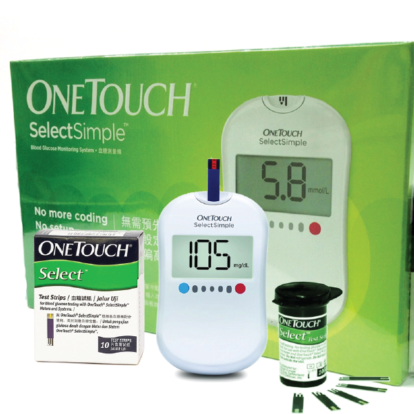 Máy đo đường huyết ONETOUCH Select Simple (Hộp 1 bộ)