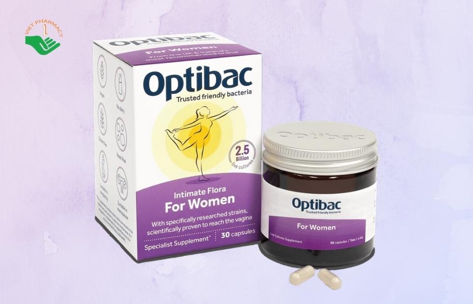 Men vi sinh phụ khoa Optibac tím - Optibac for Women