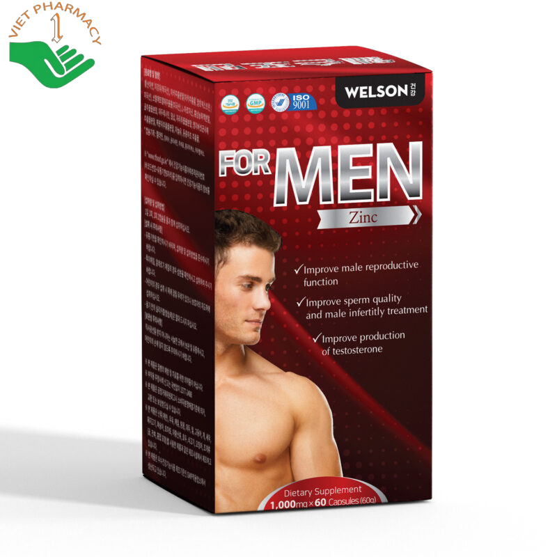 Vi N U Ng T Ng C Ng Sinh L Nam Welson For Men Zinc