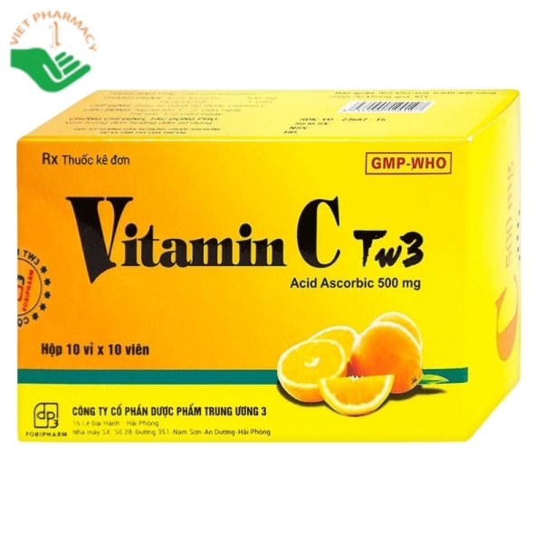 Vitamin C TW3 điều trị bệnh do thiếu Vitamin C
