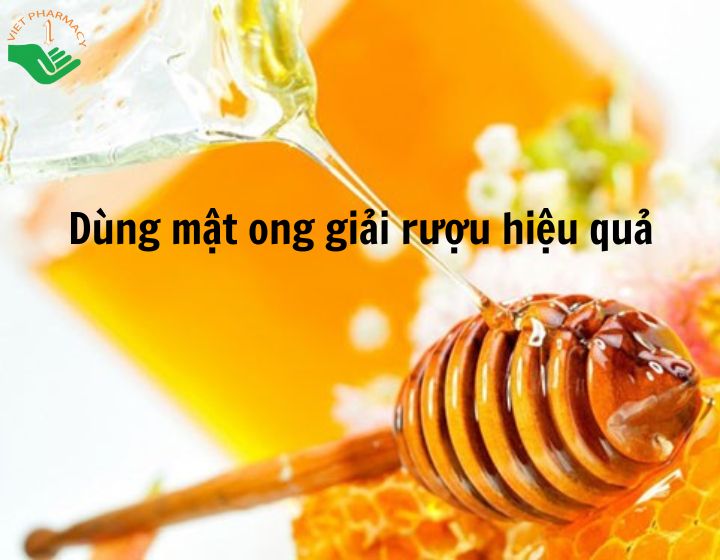 Các cách pha mật ong giải rượu