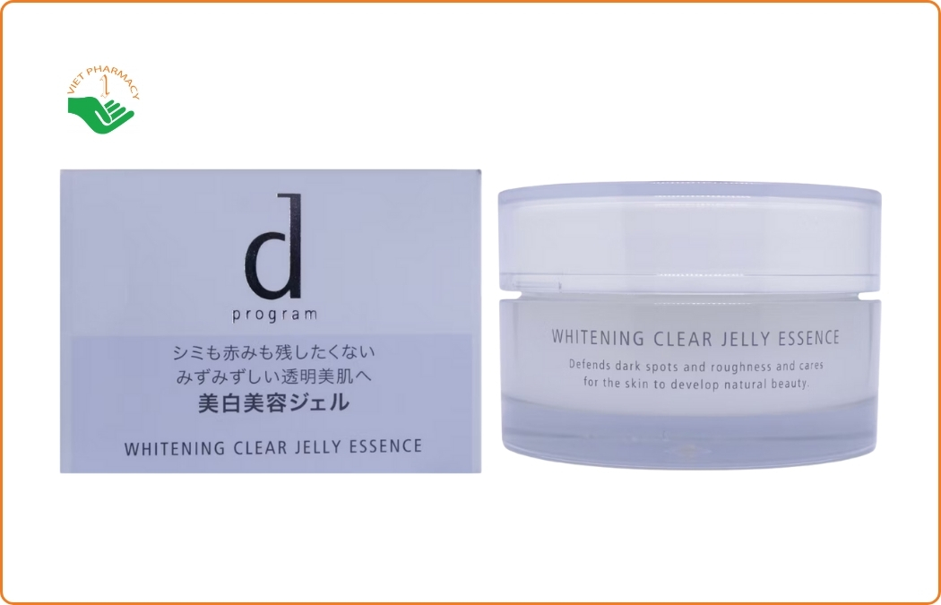 Kem dưỡng trắng da của Nhật D Program Whitening Clear Jelly Essence