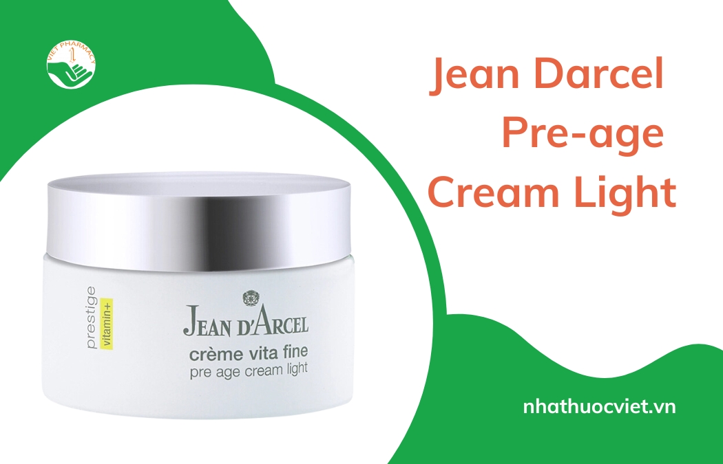 Kem dưỡng làm trắng da và ngăn ngừa nám Jean Darcel Pre-age Cream Light