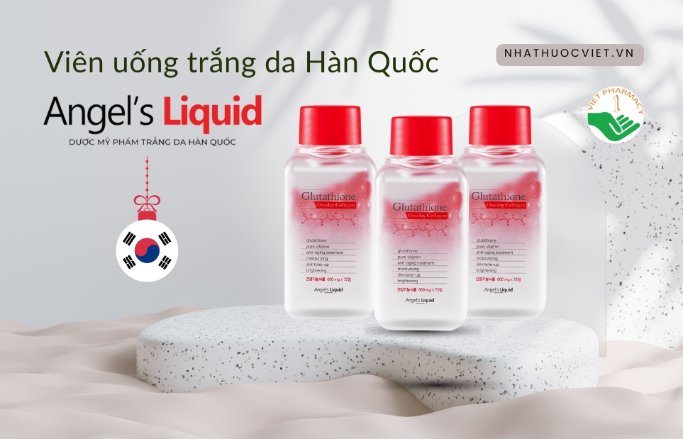 Viên uống trắng da của Hàn Angel's Liquid Oneday Collagen