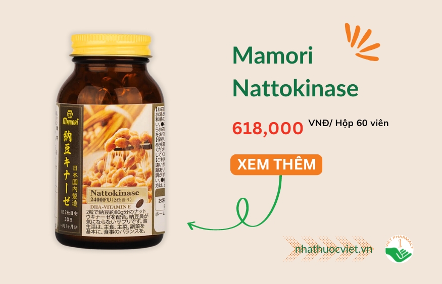 Viên uống phòng ngừa đột quỵ Mamori Nattokinase