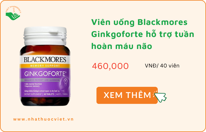 Viên uống Blackmores Ginkgoforte