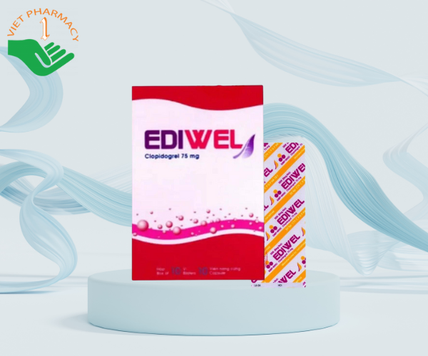 Thuốc ngăn ngừa huyết khối Ediwel 75mg