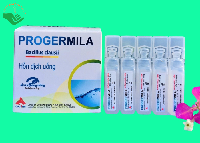 Progermila 5ml CPC1HN điều trị và phòng ngừa rối loạn hệ vi sinh vật đường ruột (4 vỉ x 5 ống)