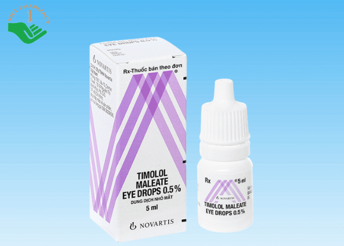 Dung dịch nhỏ mắt Timolol Maleate Eye Drops 0.5% Alcon điều trị tăng nhãn áp (5ml)