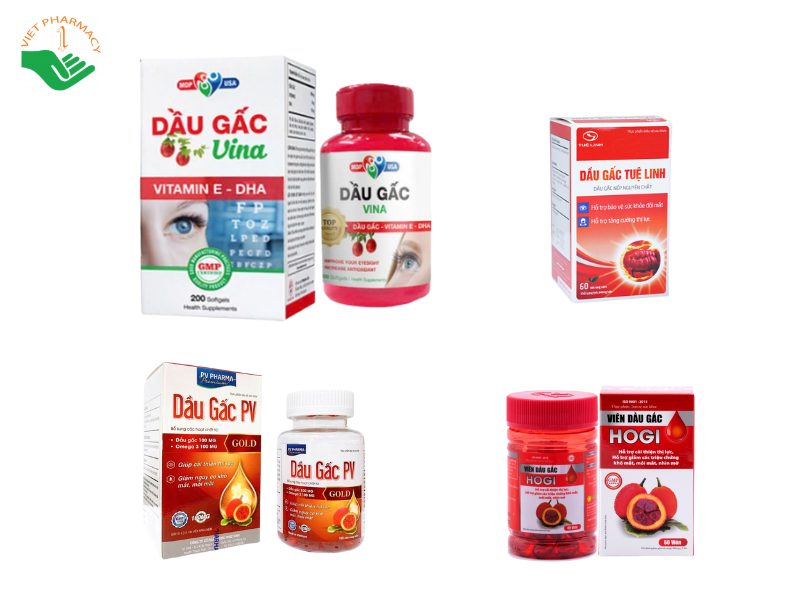 Top 7 viên uống dầu gấc tốt nhất hiện nay