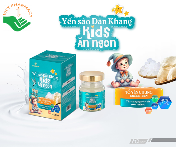 Yến sào Dân Khang kids ăn ngon 70ml