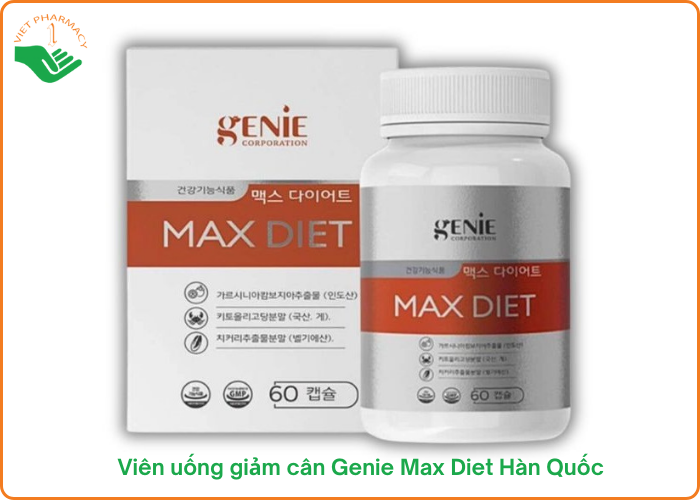 Viên uống giảm cân Genie Max Diet Hàn Quốc