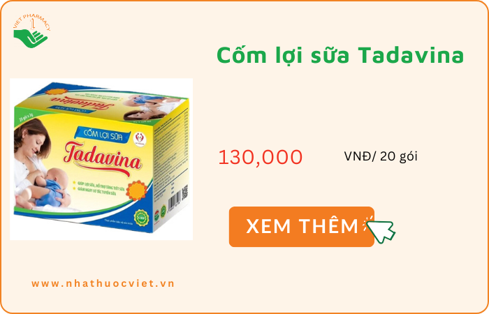 Cốm lợi sữa Tadavina