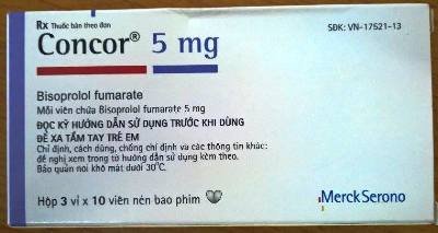 Thuốc Concor 5 mg