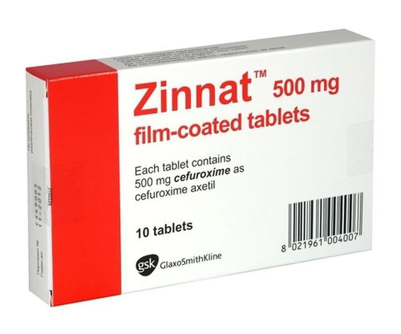 Thuốc Zinnat 500 mg 