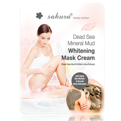 Kem tắm trắng Sakura Dead Sea Mineral Mud Whitening Mask Cream