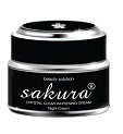 Sakura Crystal Clear Whitening Night Cream Kem hỗ trợ trị nám dưỡng trắng da ban đêm