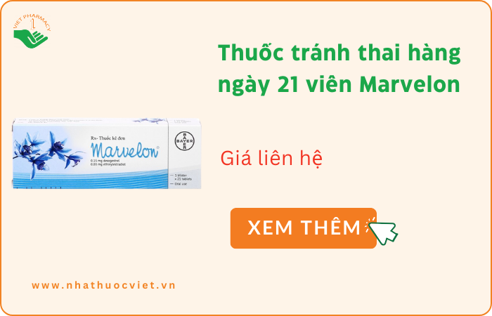 Thuốc tránh thai hàng ngày Marvelon