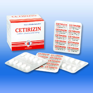 thuốc cetirizin