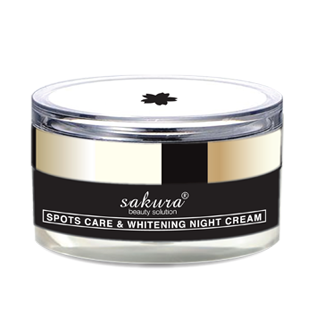 Sakura Spot Care & Whitening Night Cream Kem dưỡng hỗ trợ trị nám da ban đêm