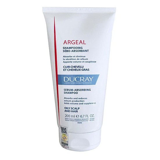 Dầu gội Ducray Argeal Sebum-Absorbing Treatment Shampoo