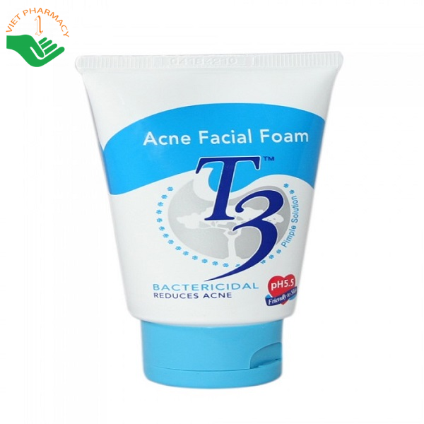 Sữa rửa mặt T3 Acne Facial Foam 50mg