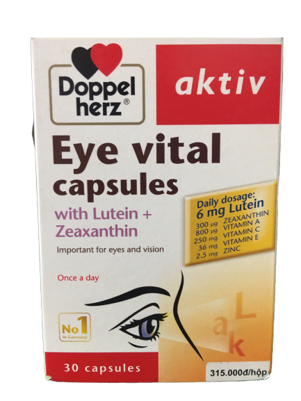 Viên uống bổ mắt Doppelherz Aktiv Eye Vital Capsules