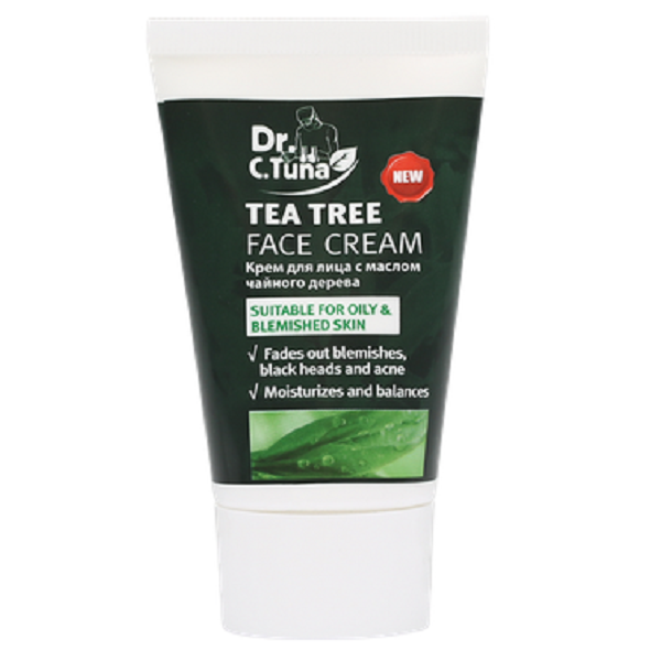 Kem dưỡng ẩm hỗ trợ trị mụn Dr. C.Tuna Tea Tree Face Cream
