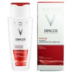 Dầu gội tăng cường giúp giảm gãy rụng Vichy Dercos Technique Energising Shampoo Targets Hairloss