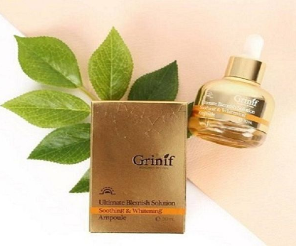 Tinh chất dưỡng da hỗ trợ trị nám Grinif Ultimate Blemish Solution Ampoule