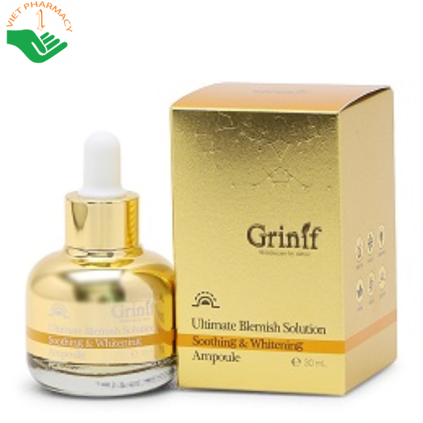 Tinh chất dưỡng da hỗ trợ trị nám Grinif Ultimate Blemish Solution Ampoule