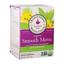 Trà nhuận tràng Organic Smoodth Move Peppermint