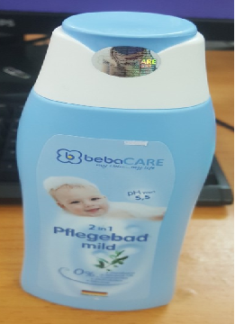 Sữa tắm dưỡng ẩm BebaCare 2in1 Pflegebad Mild