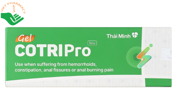 Gel bôi trĩ Cotripro Gel Thái Minh 25g