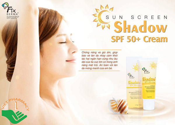 Kem chống nắng Fixderma Shadow SPF 50+ Cream.