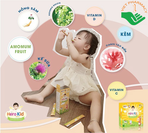 siro Hero Kid Gold giúp cải thiện sức khỏe của trẻ hiệu quả.