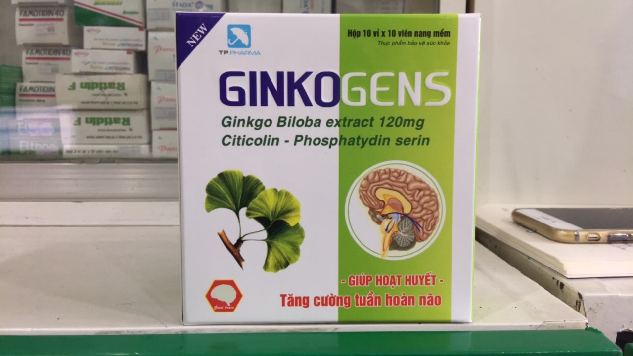 Bổ não Ginkogens TP Pharma