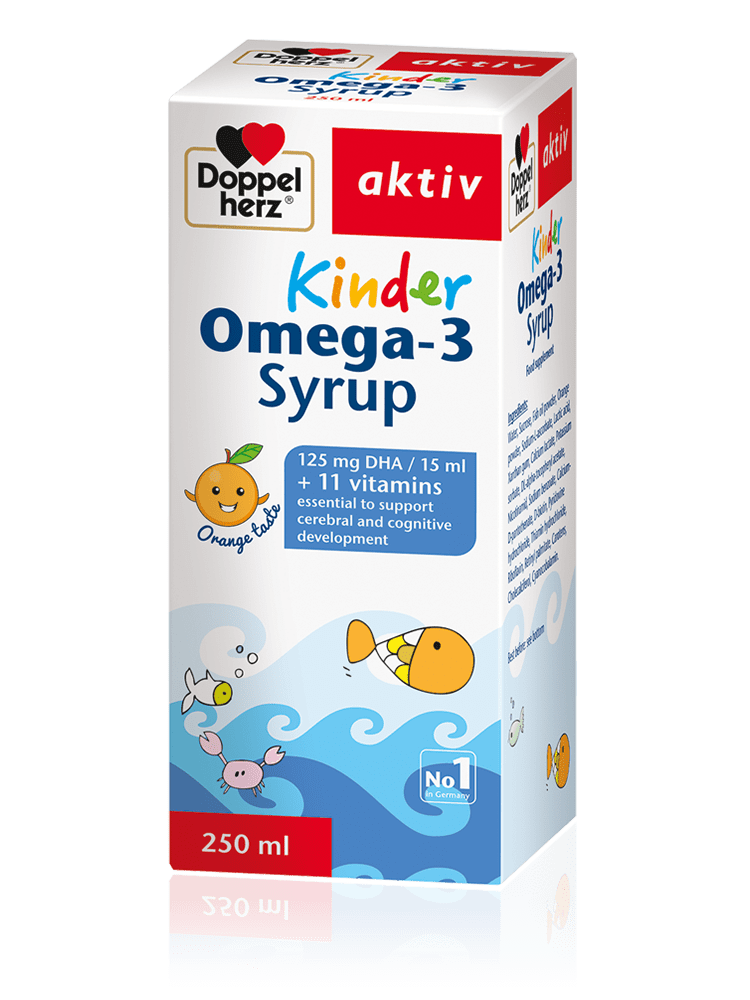 Siro bổ sung Doppelherz Aktiv Kinder Omega 3 Syrup